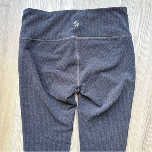 Athleta Gray Chevron Full Length High Rise Leggings